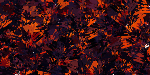Wall Mural - Dark Blue, Green vector background with triangles.