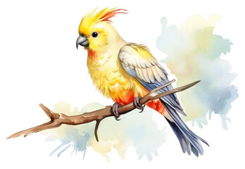 Poster - PNG Cockatiel parrot animal bird.