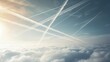 © DigitalDruid - Meteorological and climate indications contrails vs pollution