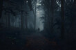 © Daniel - dark forest with spooky man walking on a path