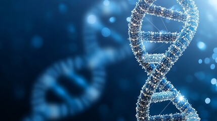 Wall Mural - biotechnology, genetic engineering, hexagonal dna networks, chemical engineering, medical engineerin