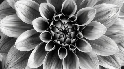 Monochrome flower image