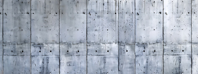 A textured grey concrete wall with black holes, perfect for modern and industrial design projects. 
