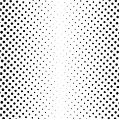 Sticker - vector black background style halftone