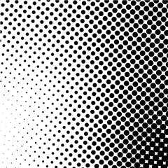 Sticker - halftone black and white background vector