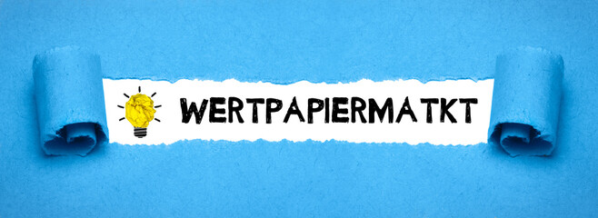 Sticker - Wertpapiermarkt	
