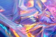 © Martin - Close-up of holographic foil featuring rainbow iridescence for a striking and futuristic look