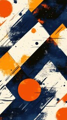 Poster - Abstract Art: Bold Shapes and Dynamic Colors