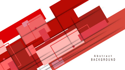 Wall Mural - Simple red white background vector for business