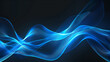 © Nasim - shapes dark blue background abstract ,beautiful abstract wave technology background with blue light, digital wave effect,Abstract background of glowing lines in bright neon colours ona dark background