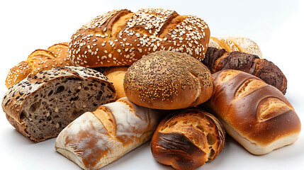 Various types of bread placed together