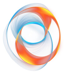 Poster - PNG Circle abstract shape technology pattern spiral.