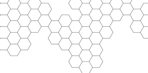 Wall Mural - Abstract background with lines. Modern simple style hexagonal graphic concept. Background with hexagons