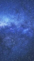 Wall Mural - travel through the starry space inside the blue andromeda galaxy. view of the cosmos and the milky w