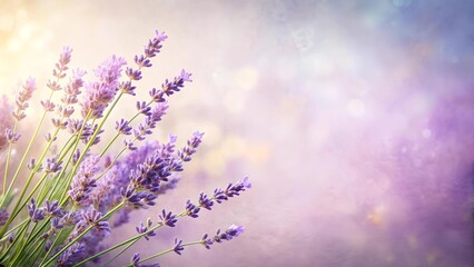 Wall Mural - Whispers of Lavender: A Serene Corner Arrangement  AI generated