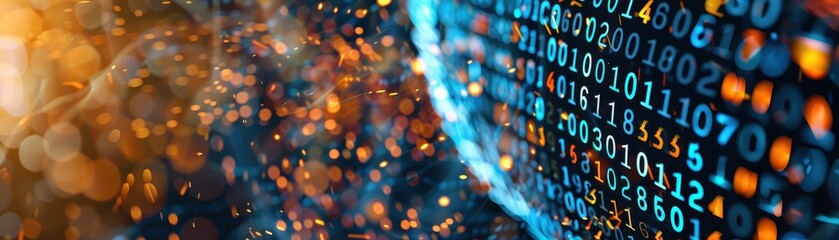 Abstract Digital Code Background