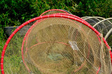 sieć rybacka na brzegu, suszące sie na brzegu sieci rybackie, fishing net on the shore, fishing net drying, Fishing net in the harbor, Fishing nets dry on shore,