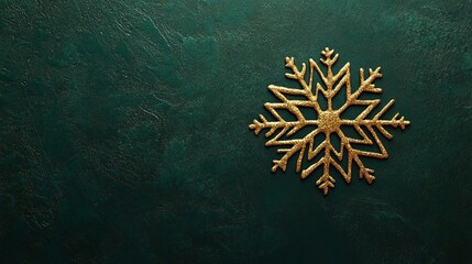 Poster - Elegant Gold: A Christmas card with a minimalist design