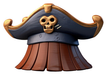 Poster - PNG Pirate white background representation sculpture.