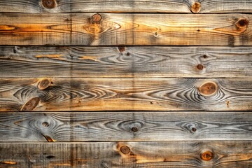 Wall Mural - Weathered gray barn wood planks with rustic texture and sun-bleached hues form a distressed wooden wall paneling background, evoking a sense of aged, rural charm.
