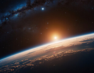 Wall Mural - deep space and the universe