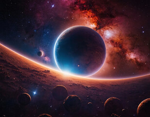 Wall Mural - deep space and the universe