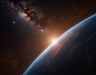 Wall Mural - deep space and the universe