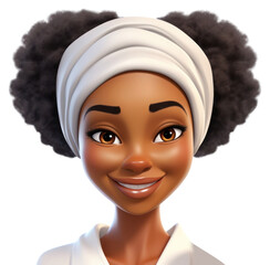 Poster - PNG Spa black Woman cartoon adult woman.