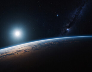 Wall Mural - deep space and the universe