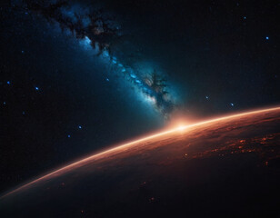 Wall Mural - deep space and the universe