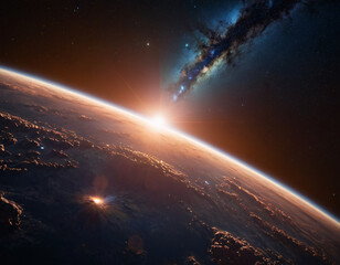 Wall Mural - deep space and the universe