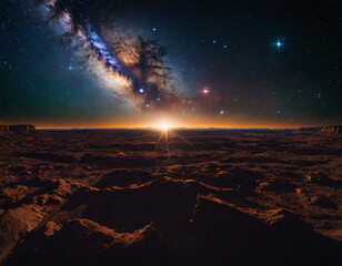 Wall Mural - deep space and the universe