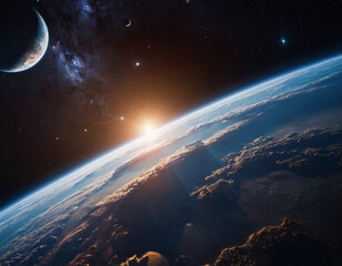 Wall Mural - deep space and the universe