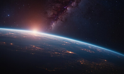 Wall Mural - deep space and the universe