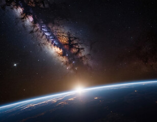 Wall Mural - deep space and the universe