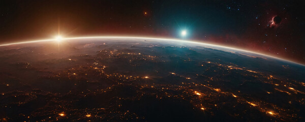 Wall Mural - deep space and the universe