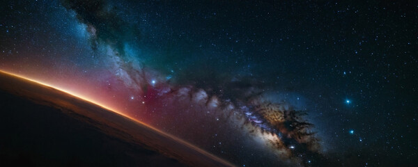 Wall Mural - Deep Space and the universe