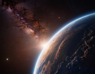 Wall Mural - deep space and the universe