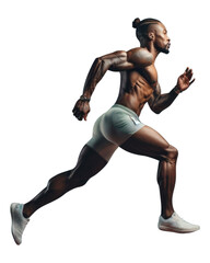 Poster - PNG Running jogging adult determination.