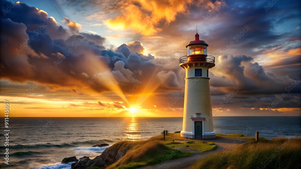 The Beacon of Perseverance: A Lighthouse Illuminating the Path to Never ...
