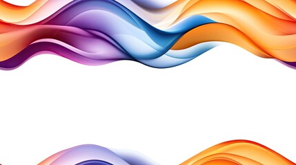 Wall Mural - Vibrant orange and blue smoke entwine, creating fluid patterns that captivate the viewer in a mesmerizing display of colors SEAMLESS PATTERN