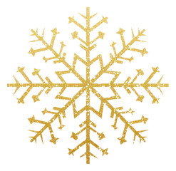 Canvas Print - PNG Simple snowflake icon pattern shape white.