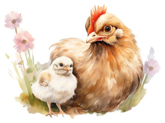 Poster - PNG Chicken poultry animal bird.