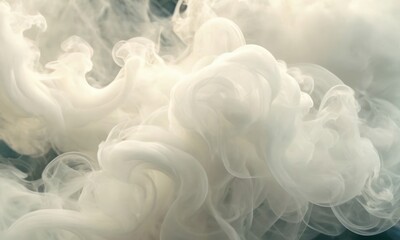 Abstract smoke color waves background. Generative AI