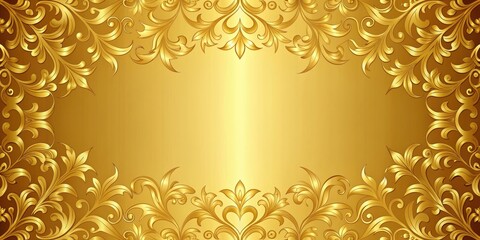 Canvas Print - Golden simple background with a luxurious and elegant appearance, gold, shiny, texture, metallic, luxury, elegant, glitter