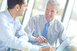 © ReeseBuyout1/peopleimages.com - Business, men and happy at office with laptop on teamwork or collaboration as accountants. Boardroom, employees and strategy for report or feedback on company financial statement and planning