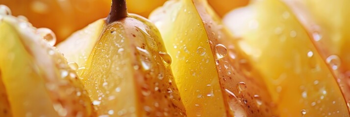 Wall Mural - Interior of a pear Sliced pear Close up of fruit Fruit with selective focus