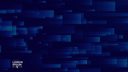 Aufkleber - Abstract Finance Digital Business Background. Fintech Technology or Science Research Presentation Backdrop. Digital Crypto Business Vector Illustration.