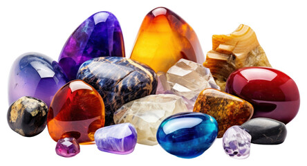 Sticker - PNG Gemstone amethyst jewelry crystal.