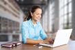 © BillionPhotos.com - Student Online Learning Using Laptop for Research